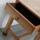 Antique elm 19th century french rustic farmhouse dining table