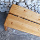 Charlotte Perriand pine bench for Les Arcs, 1960