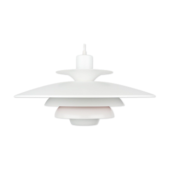 Danish vintage pendant lamp Sofie by Kurt Wiborg, Jeka, 1980s