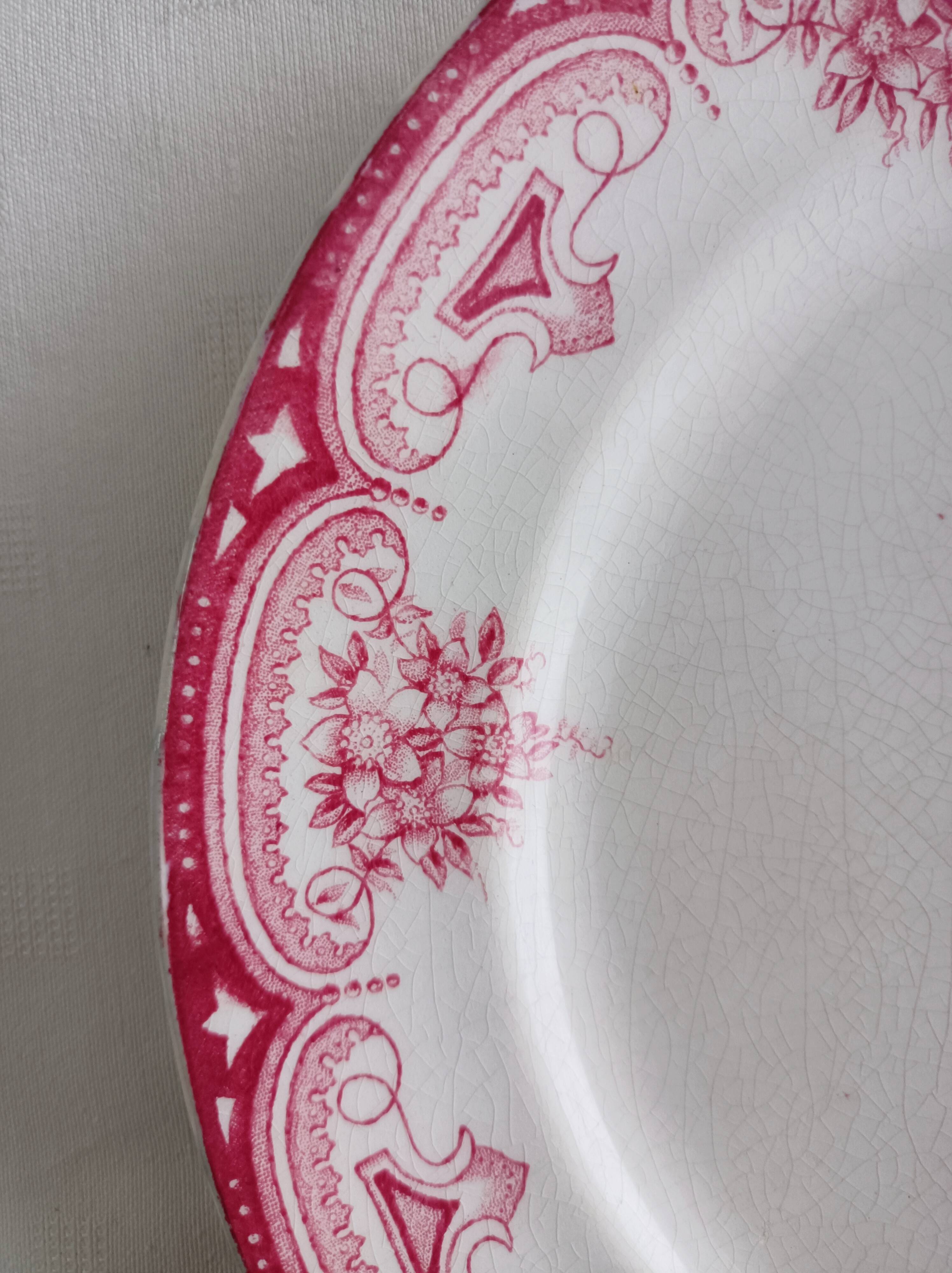 Set of 7 iron earth plates Onnaing Narcisses