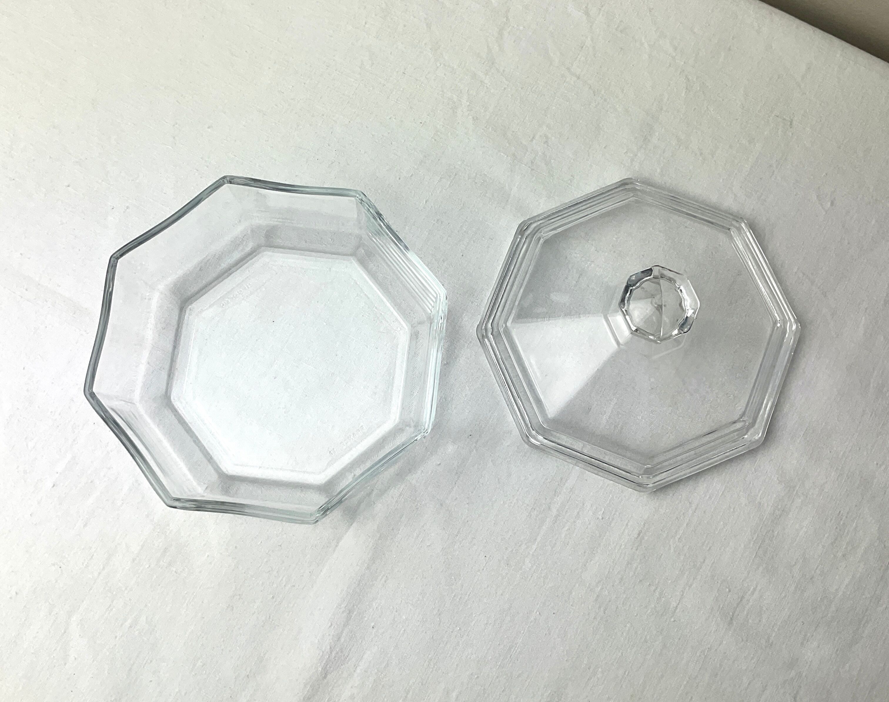 Sugar candy octagonal glass Arcoroc
