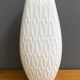 Large vintage white ceramic vase by Alka Kunst Bavaria
