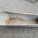 Old zinc bathtub