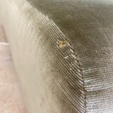 Vintage velvet children's armchair