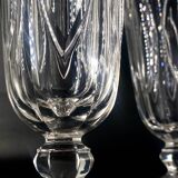 3 verres géants baccarat 280ml m.à feuilles