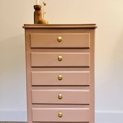 Chiffonnier en bois rose