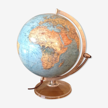 Globe terrestre lumineux Scan globe de 1972