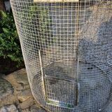 Old wrought iron aviary