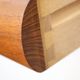 Set of vintage floating nightstands in teak with drawers *** Denmark 1970