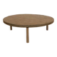 Vintage coffee table | Natural stone | Stainless steel | Brutalist