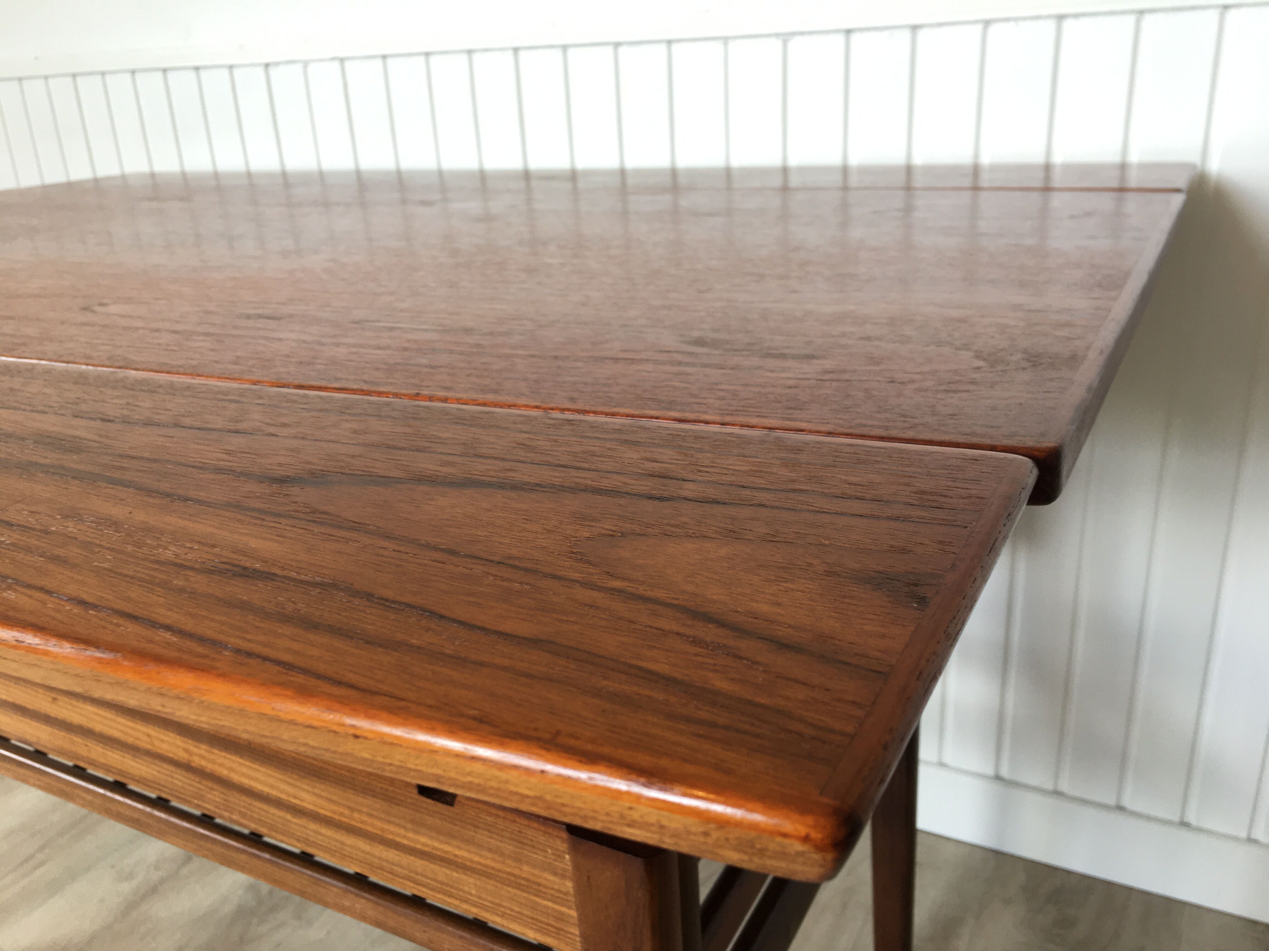 "Elevator" teak table by Kai Kristiansen