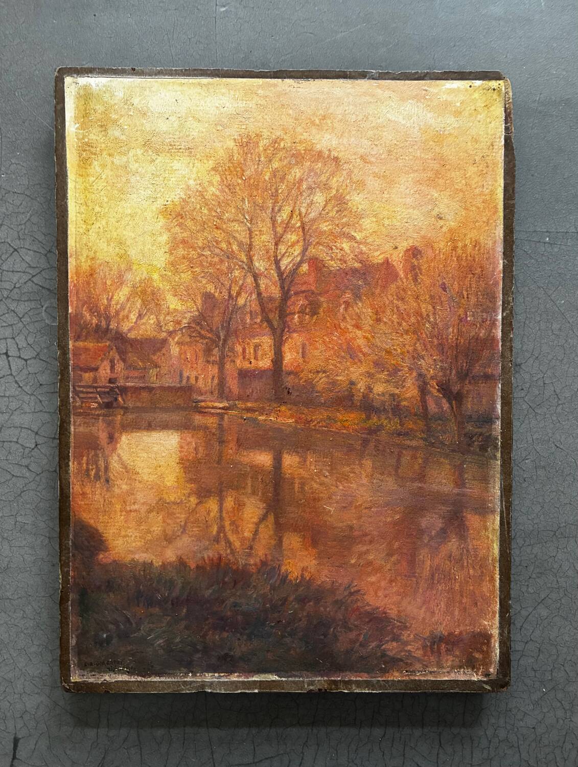 Indian summer in Dijon, Louis Auguste Girardot 19th century