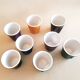 Set of 8 cups crumpled Revol Collection