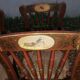 8 chaises décor tauromachie