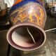 Ceramic floor lamp 1950 vintage