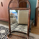 Miroir en rotin vintage