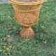 Porte plante rotin vintage