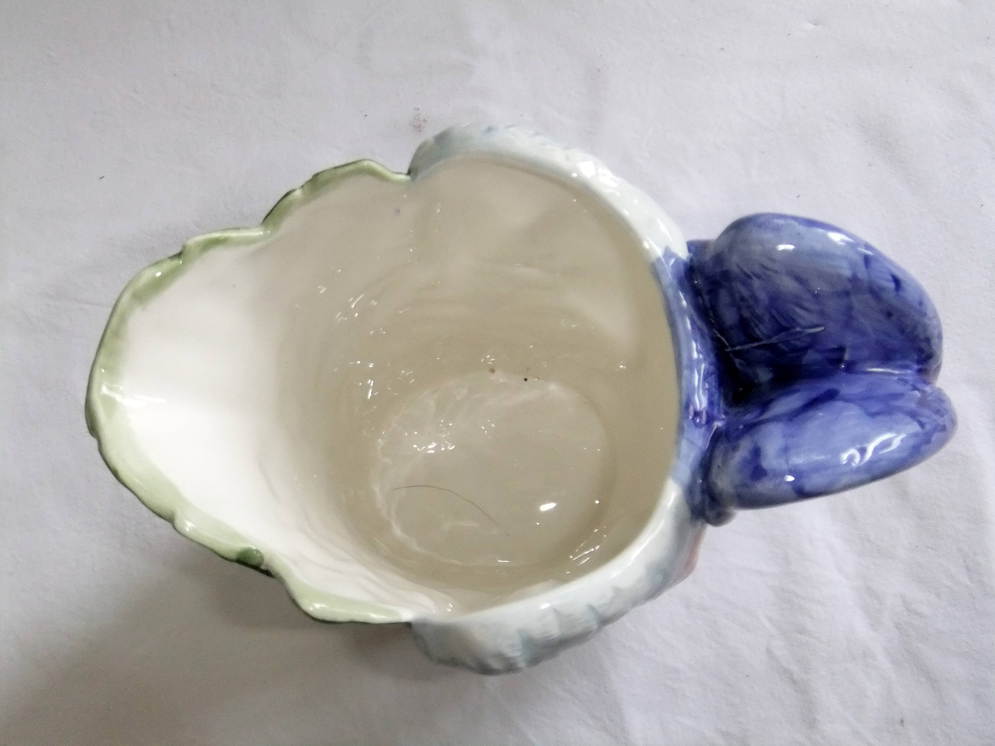 Pitcher ceramic parrot jug