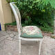 Paire de chaises médaillon