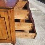 Louis xv tombeau chest of drawers in walnut 2 drawers from the 18th century