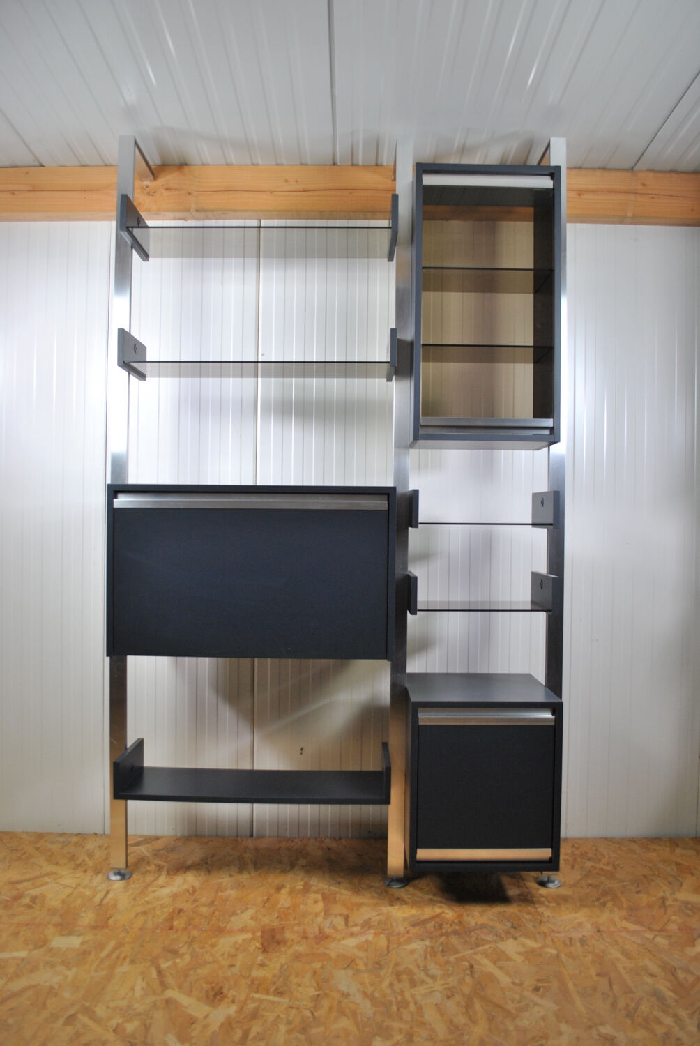 Michel Ducaroy modular bookcase shelf for Ligne Roset 1970