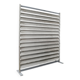 Large Jean Prouvé Brise de Soleil Aluminium Sun Shutter Panel, 1950s