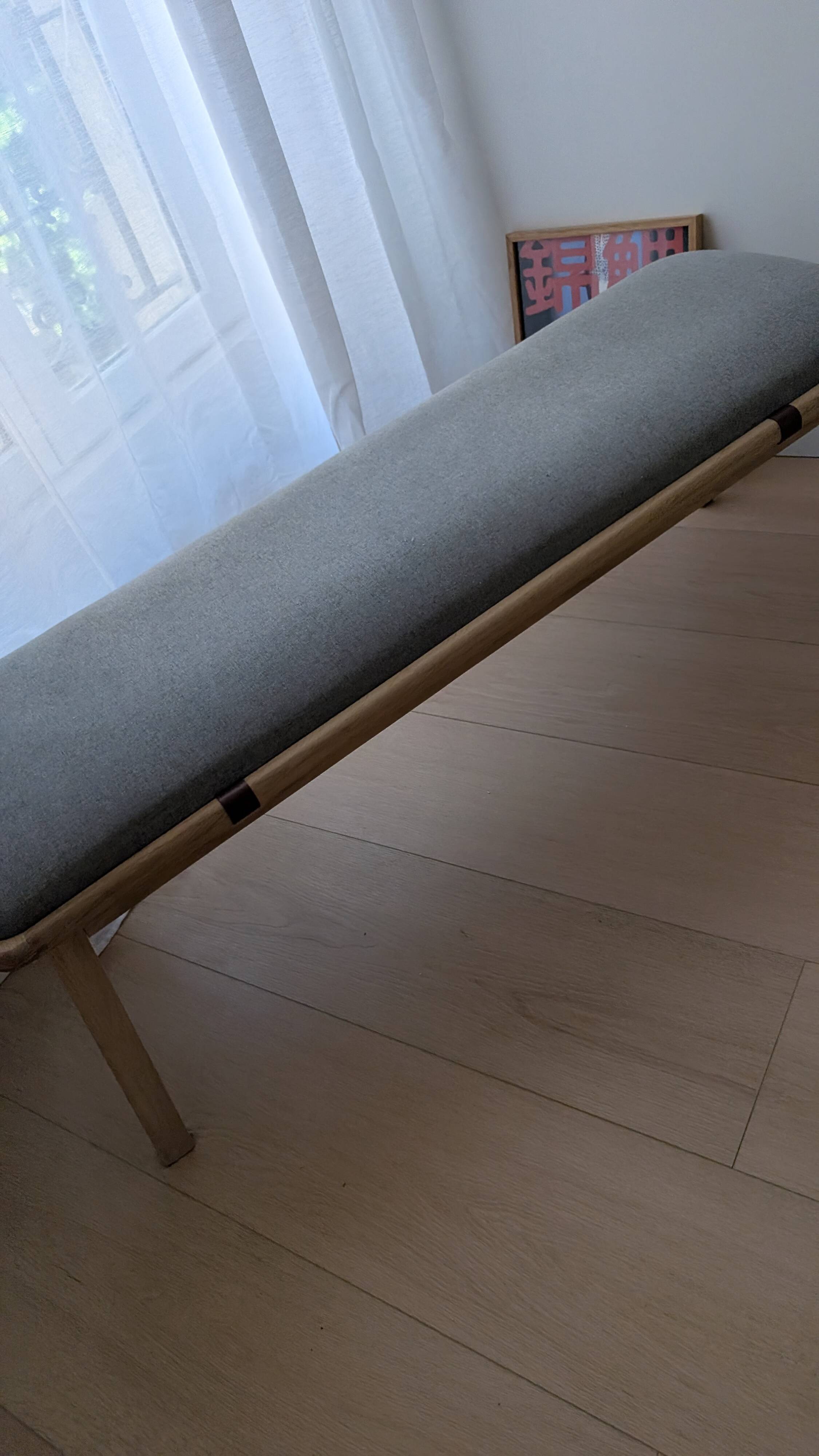 Wooden bench