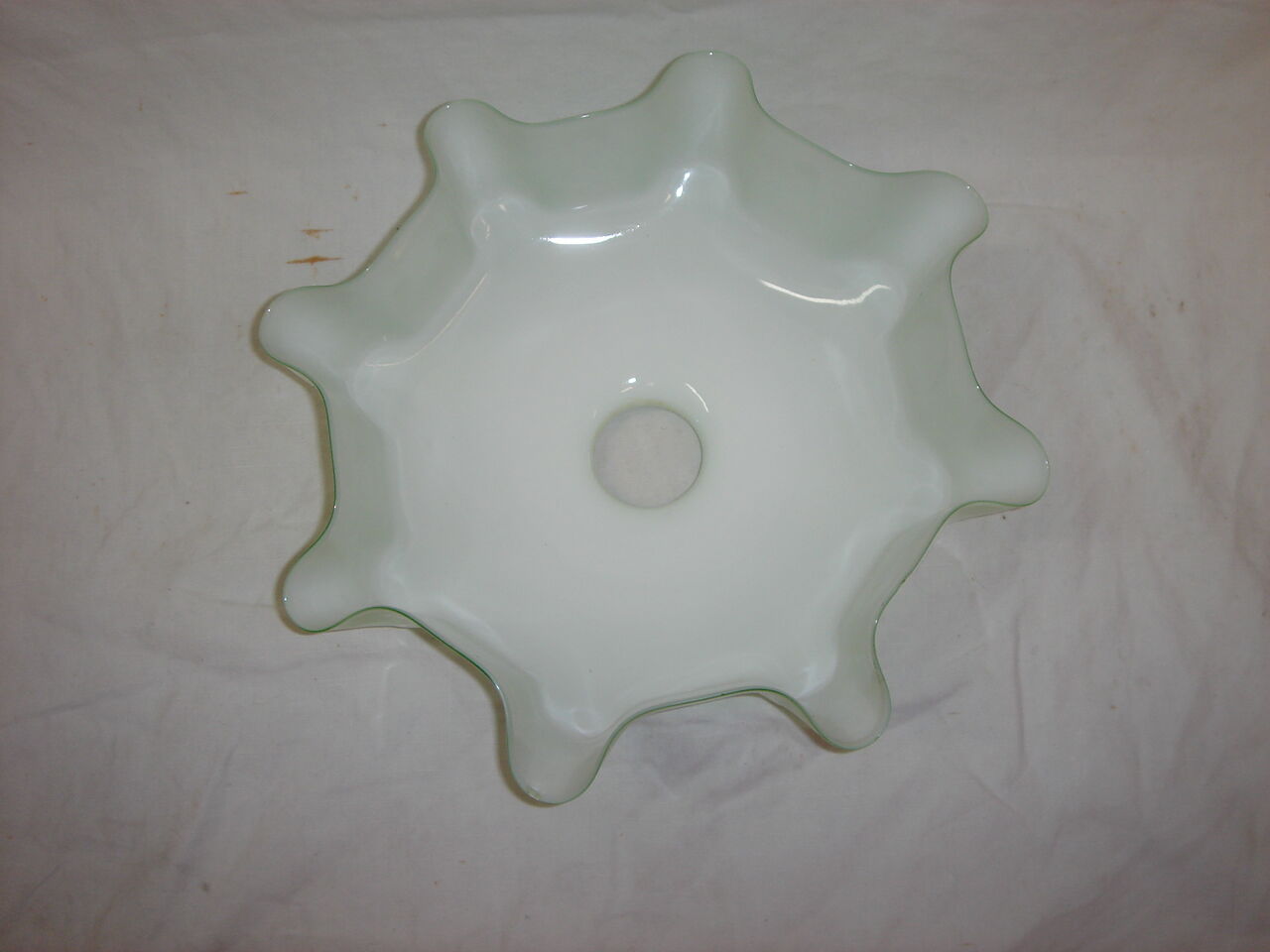 Green opaline lampshade