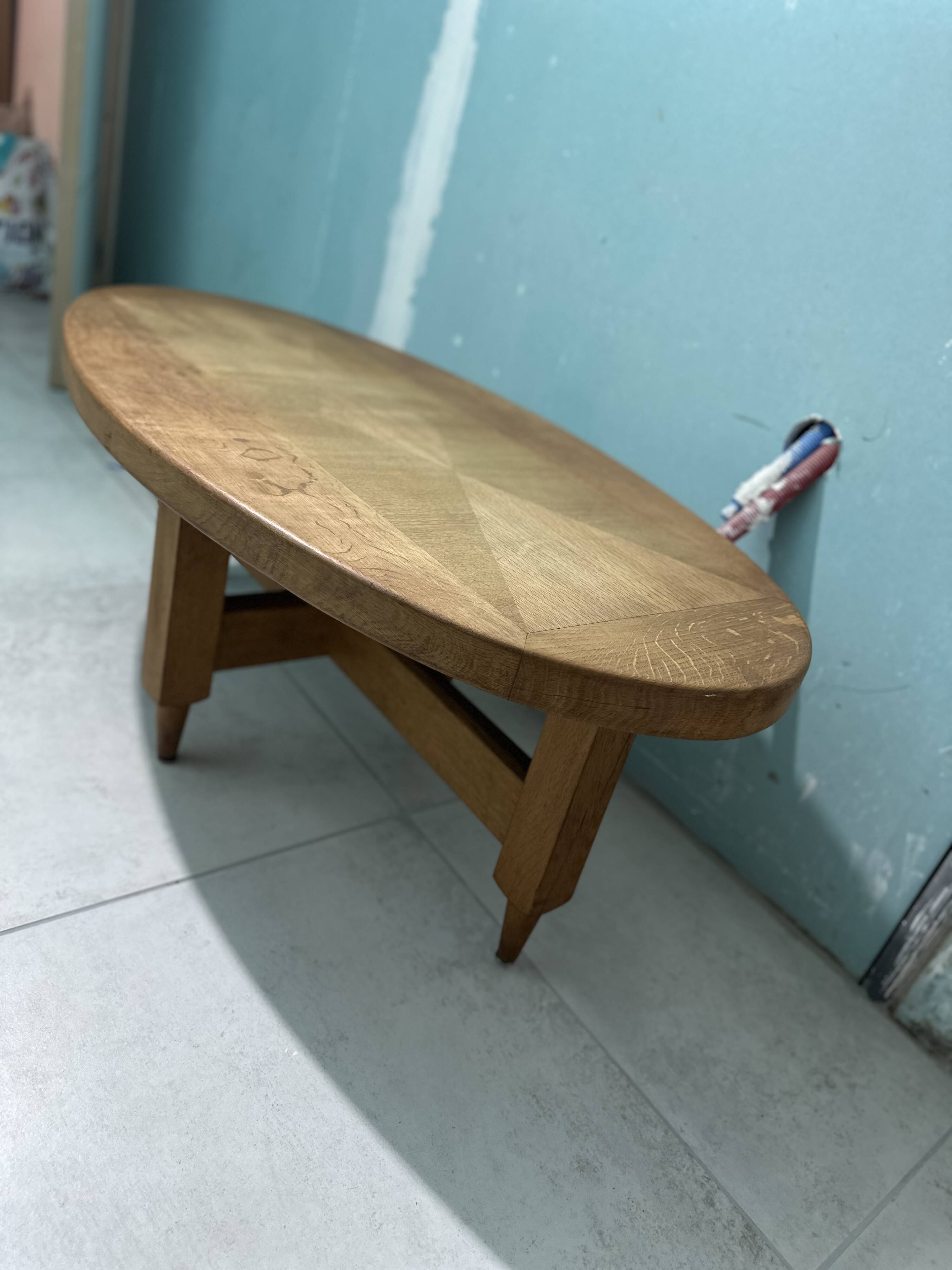 Guillerme Chambron oval coffee table