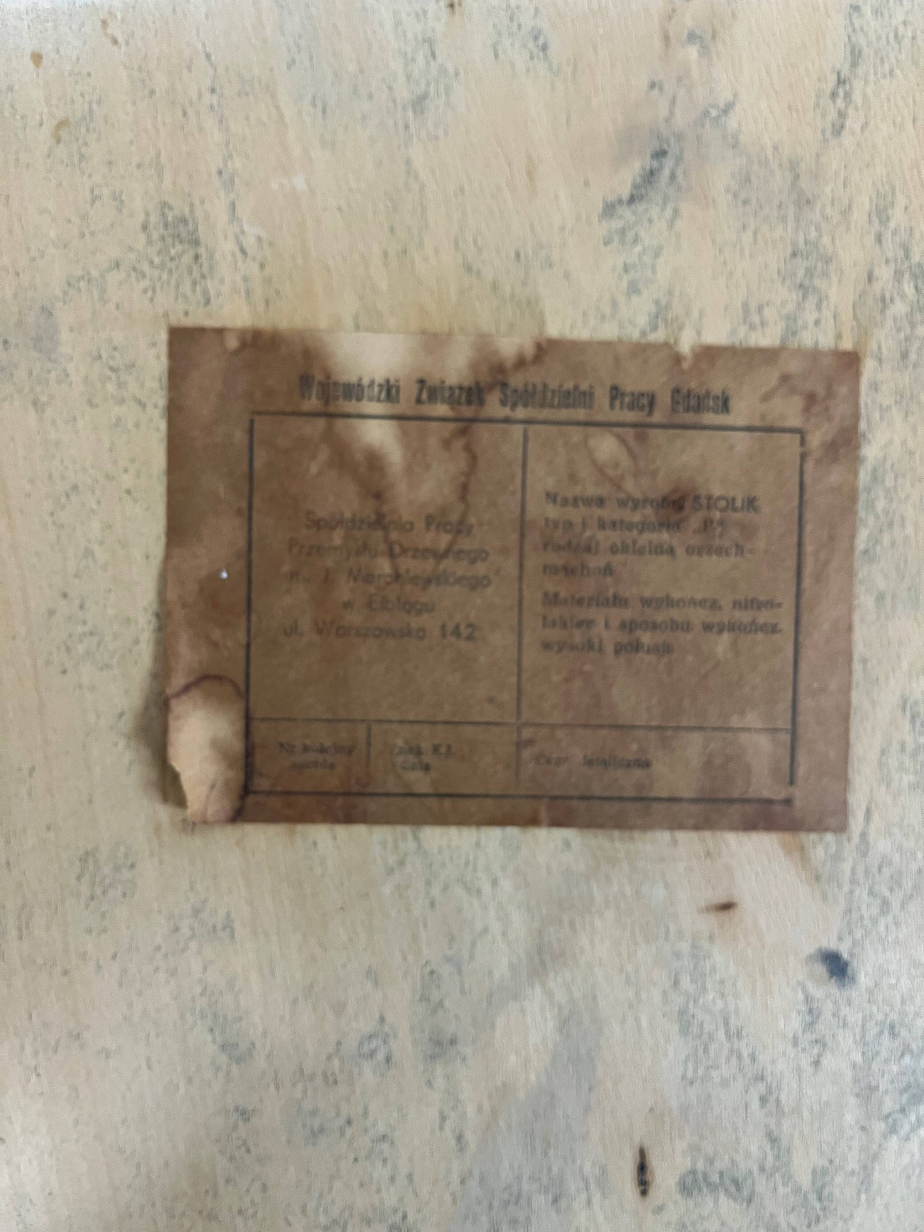 Table TV des années 60