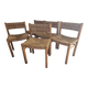 Suite de 5 chaises Pierre Gautier-Delaye, Meubles Week-End, années 60