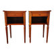 Pair of Louis XVI style bedside tables