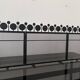 Fire screen - Bertil Vallien for Boda 1960 Lacquered metal black 86cm