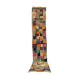 Moroccan Berber carpet corridor Boujaad 3,56x0.67m