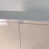 Industrial Heavy-Duty Medical Metal Cabinet with 8 Removable Shelves, Germany 1960s