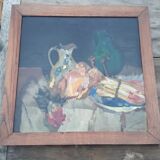 Oil on cardboard by H.Hudertmark 1939