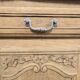 Striped oak buffet in Louis XV style