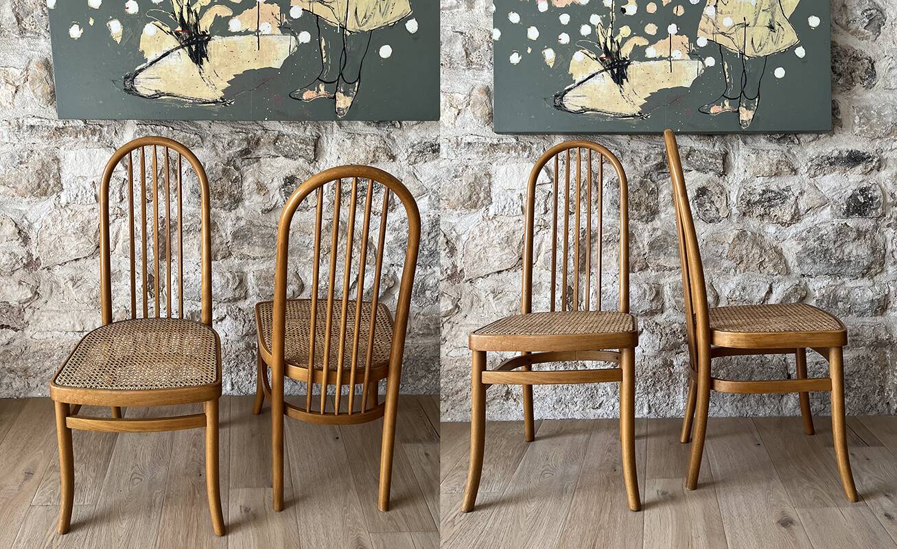Set of baumann chairs model eden