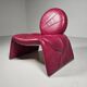 Calypso pink chaise longue by Vittorio Introini for Saporiti, Italy, 1970.