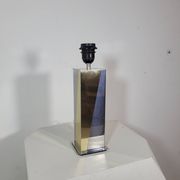 Vintage table lamp in brass and chrome metal 1970s
