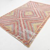 6x10 Scandinavian Vintage Kilim Rug, 200x312Cm