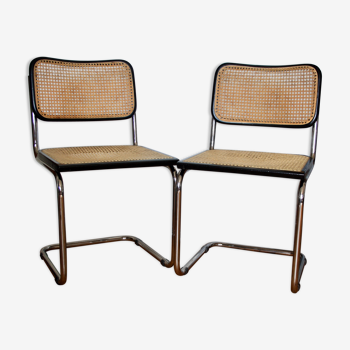 CESCA B32 chairs by Marcel Breuer cannate