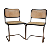 CESCA B32 chairs by Marcel Breuer cannate