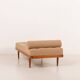 Scandinavian mid century daybed in natural boucle fabric, Denmark 1960s