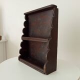Antique brutalist wall shelf