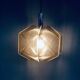 Vintage wire pendant lamp attributed to Paul Secon for Sompex, Germany, 1970s.
