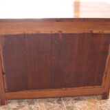 Commode Louis Philippe en noyer massif