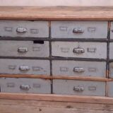 Industrial sideboard with 16 drawers