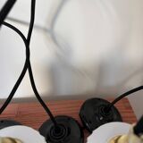 Set of three vintage Scandinavian pendant lights