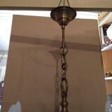 5-pointed gilded bronze chandelier